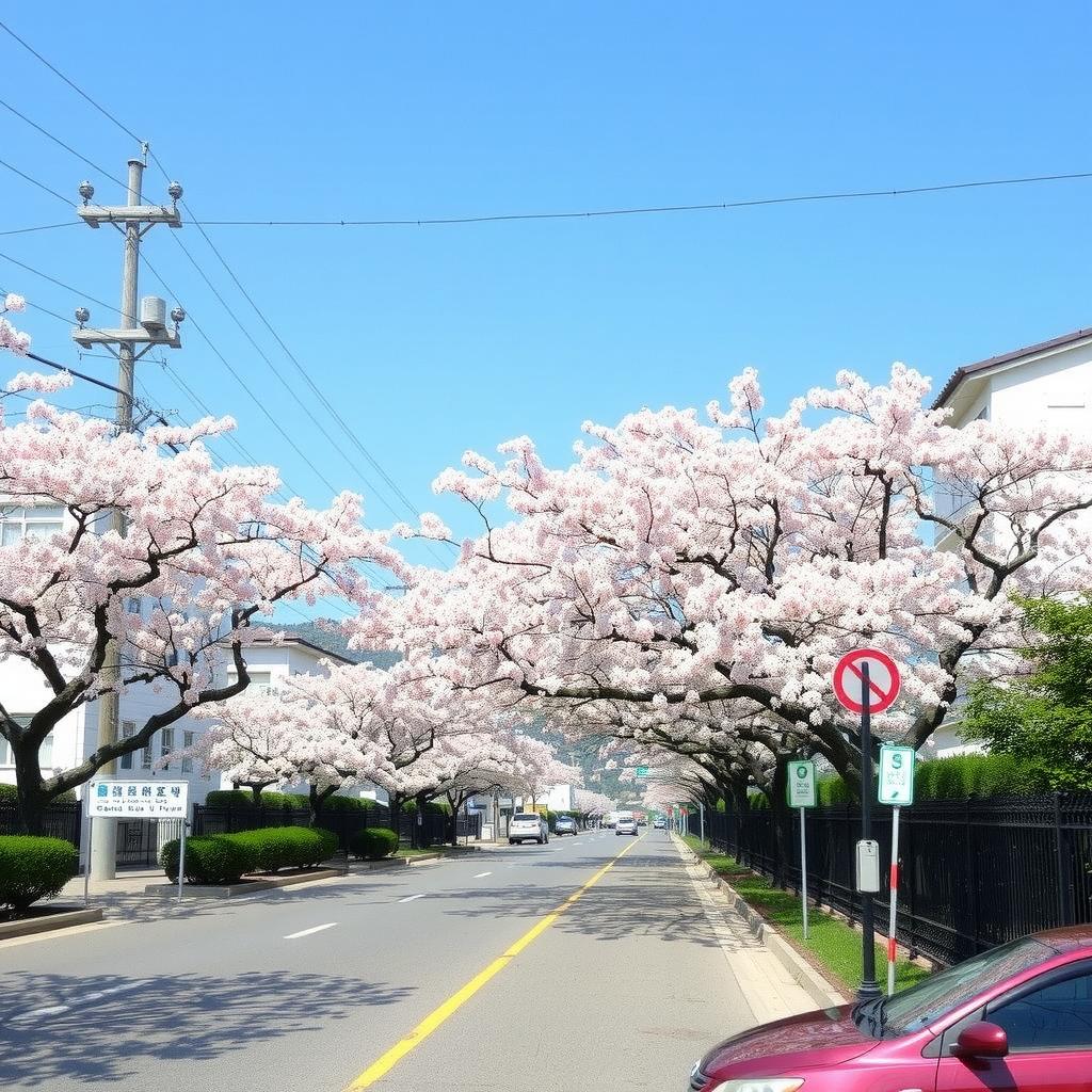 경상남도 하동 십리벚꽃길